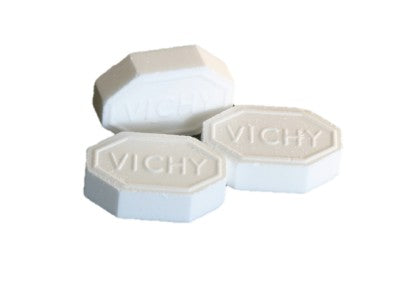 Vichy French Mint pastilles in a Roll