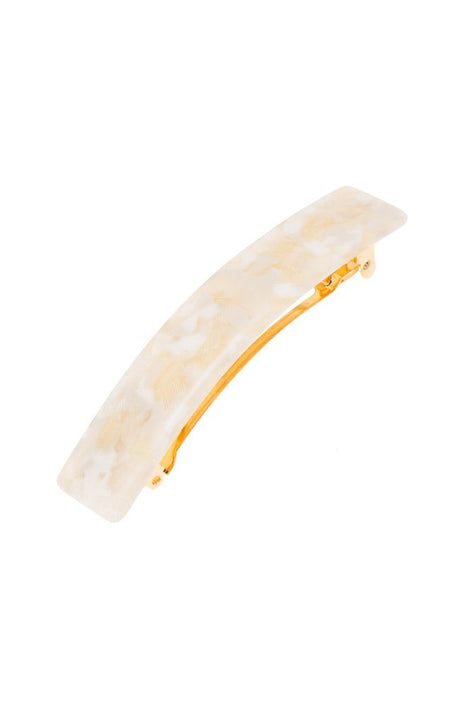 Classic Rectangle Barrette - French Classic