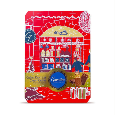 Gavottes French Crêpe Dentelle Assortment – Holiday Gift Tin