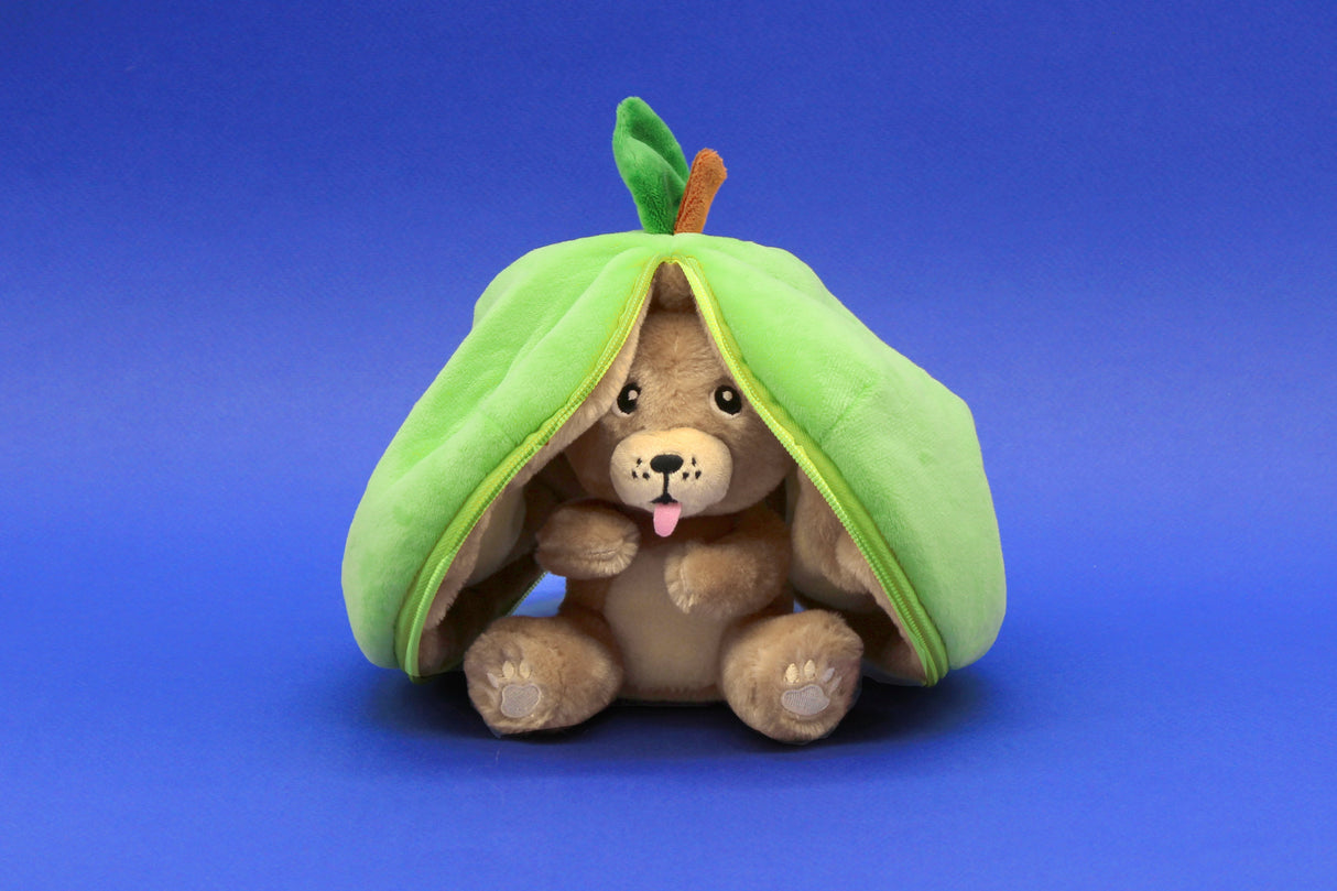 Crocket the Dog/Apple - Flipetz stuffed animal