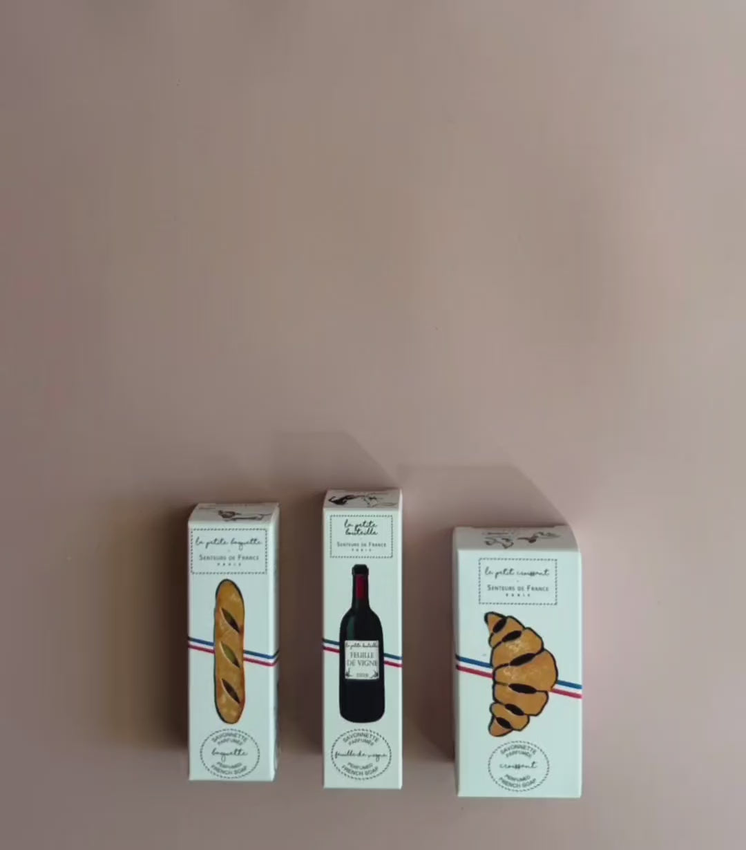 French Bakery & Wine Soap Trio