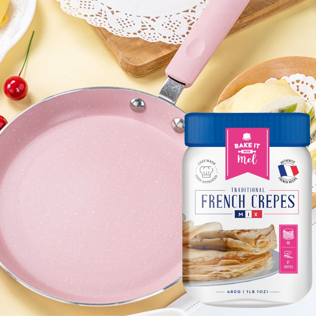 Traditional French Crepe mix + Pan