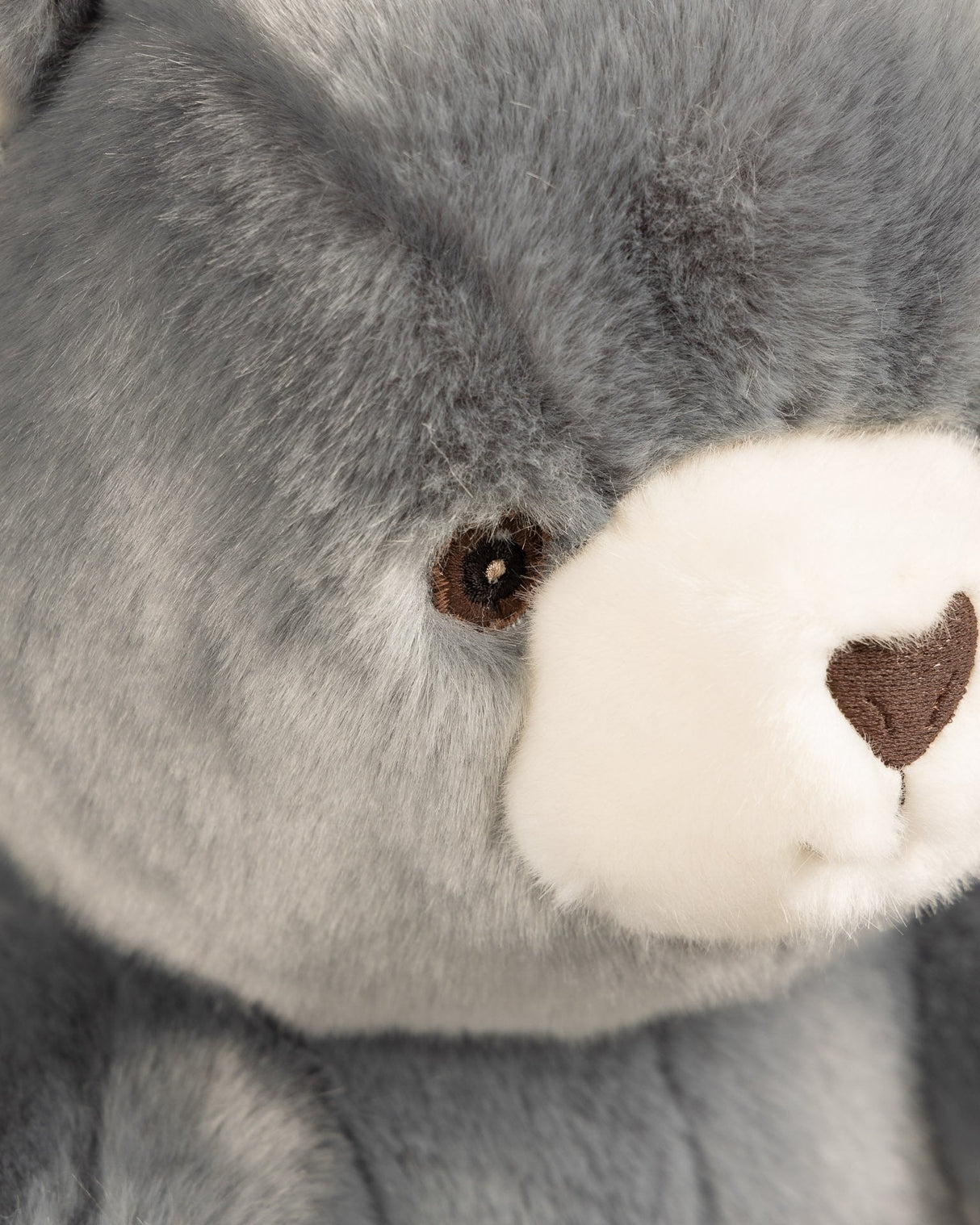 Robert the Bear | Blue-Grey | Chevron Print