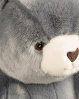 Robert the Bear | Blue-Grey | Chevron Print