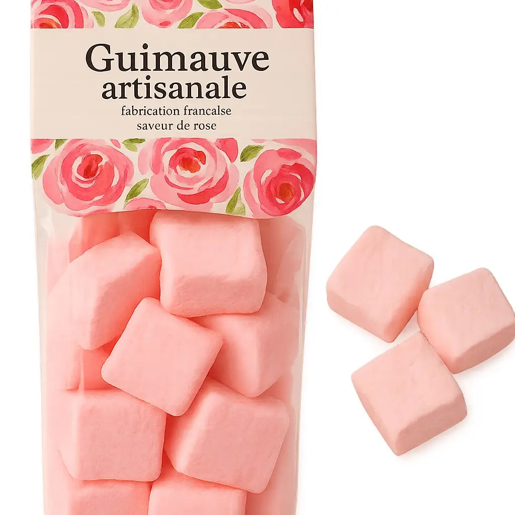 Artisanal Rose Marshmallow 100g