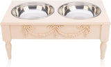 Rose Swag Elevated Pet Bowl / Feeder