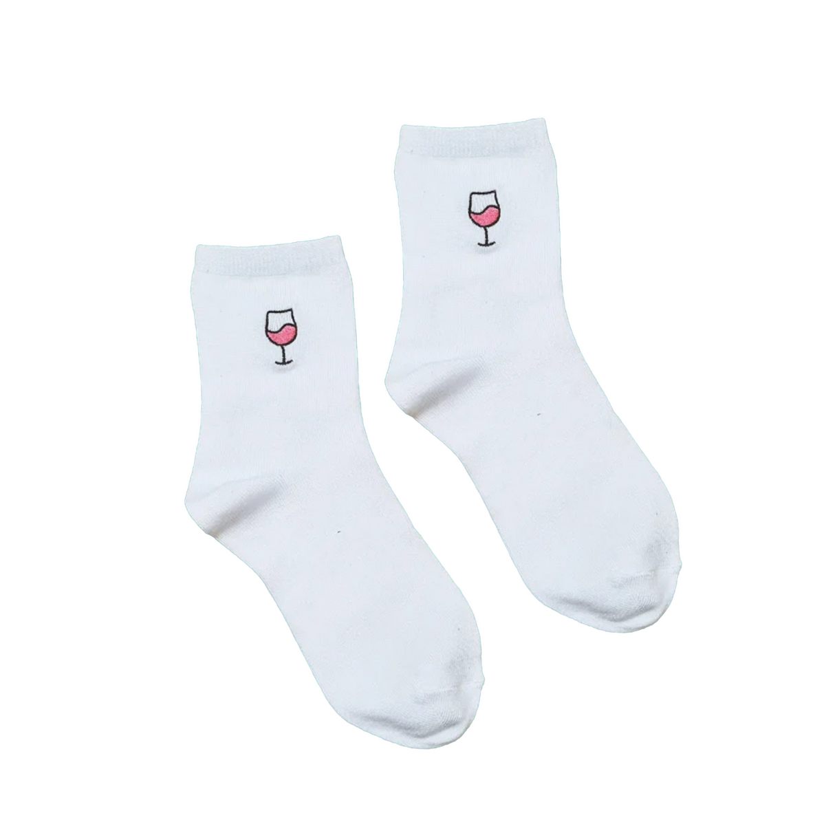Socks - rosé wine glass