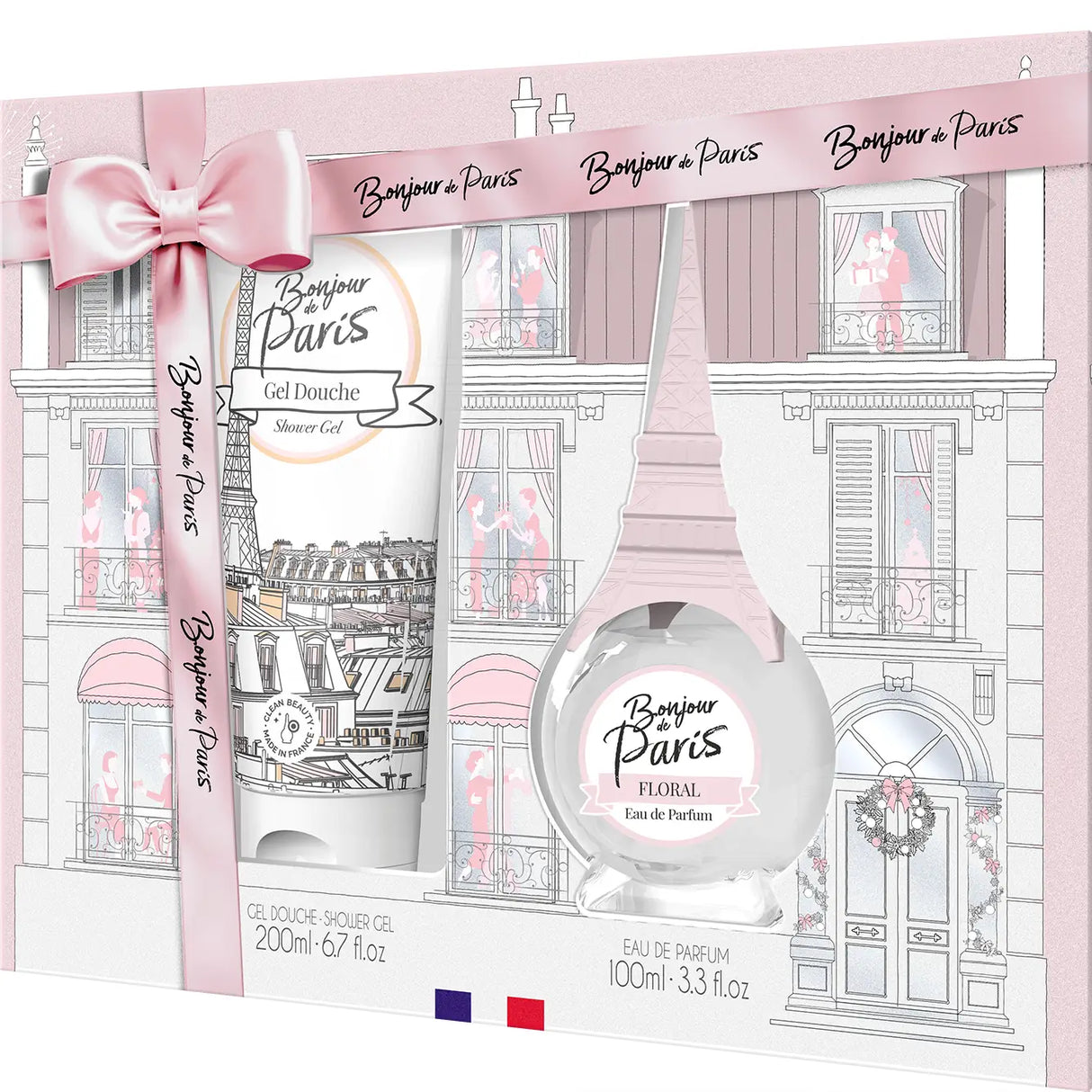 Bonjour de Paris Floral Eau de Parfum & Shower Gel Gift Set