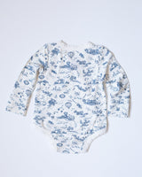 The jannie wrap bodysuit {storytime toile}
