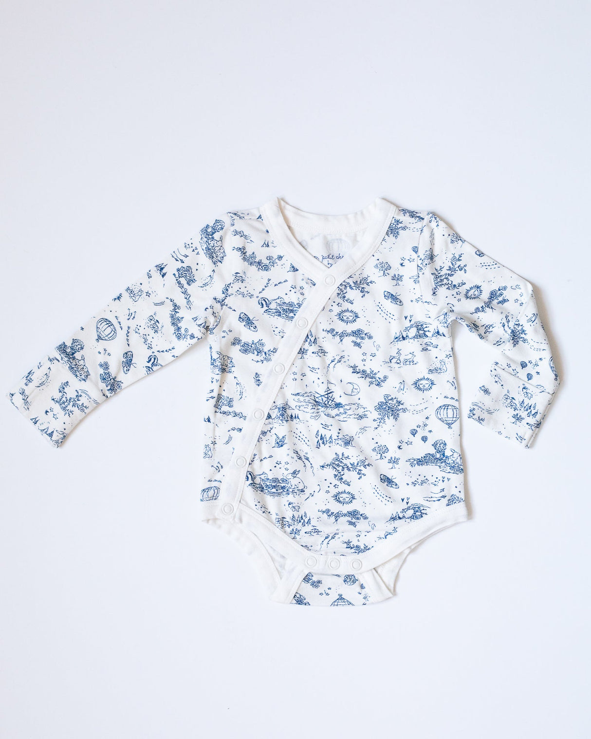 The jannie wrap bodysuit {storytime toile}