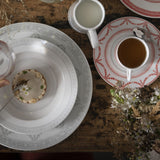 Pillivuyt Grand Siecle Tea Cup and Saucer, Set of 4