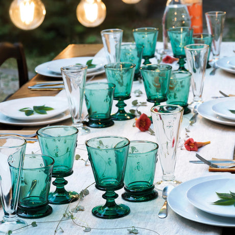 Bee Wine Glass Olive Set-6