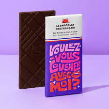 Le Chocolat des Francais - Dark Chocolate Bar Voulez-vous