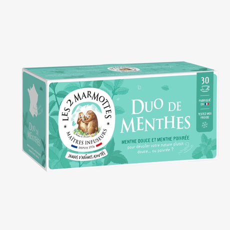 Les 2 Marmottes - Peppermint & Sweet Mint Herbal Tea