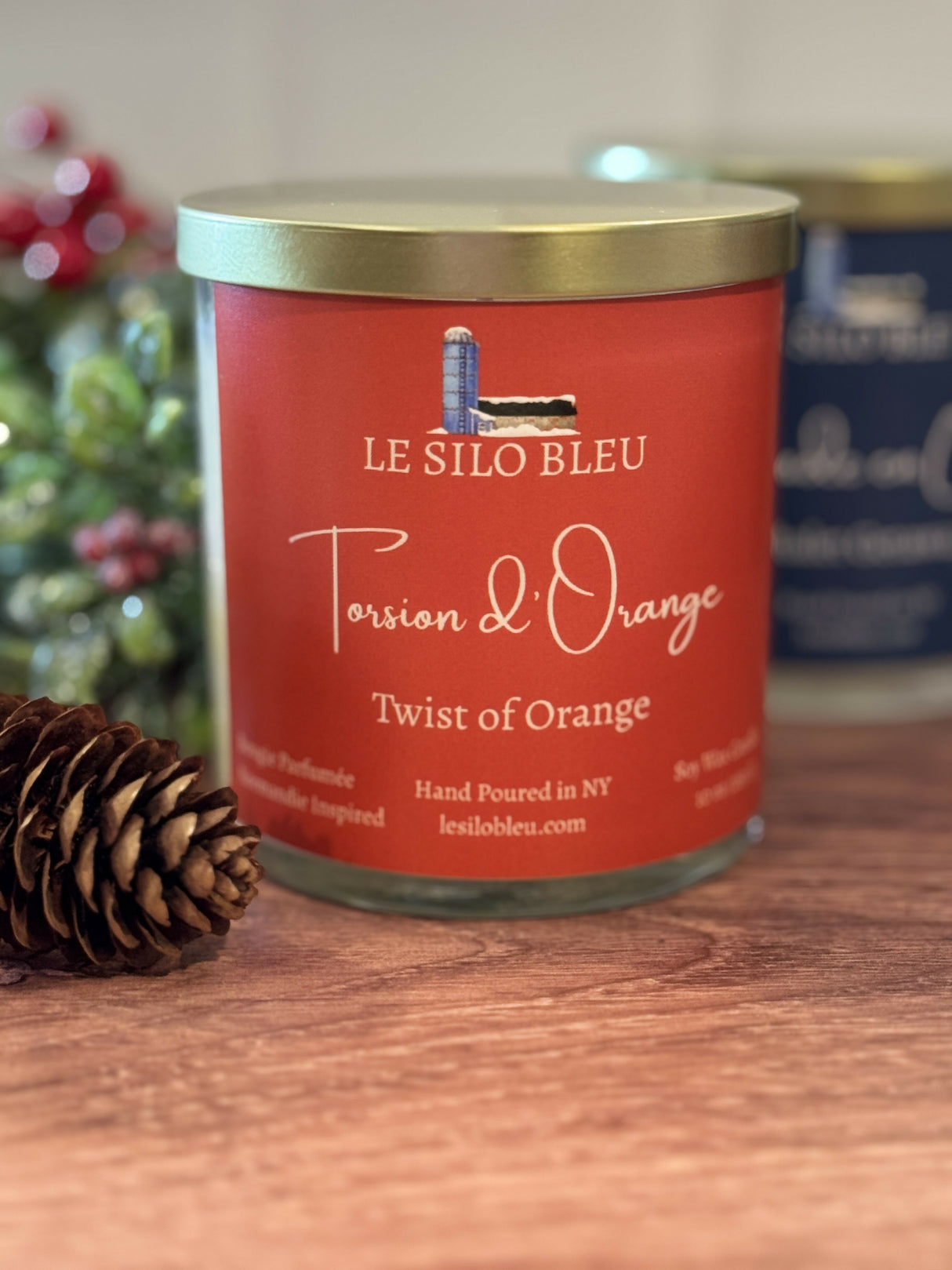 Torsion d’Orange – Twist of Orange Scented Soy Wax Candle