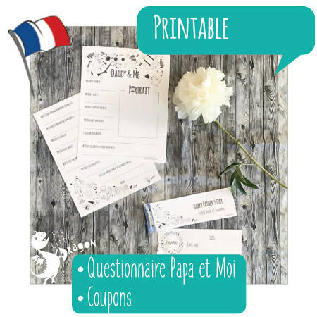 Fête des Pères - Printable - en Francais