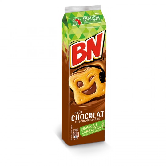 A pack of BN Chocolate Cookie Sandwich