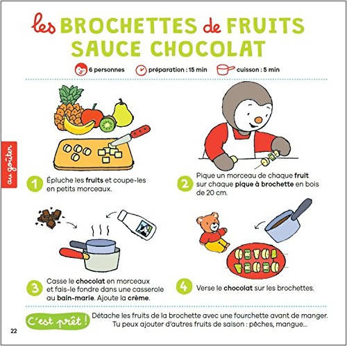 T'choupi mes recettes super simples - Editions Nathan