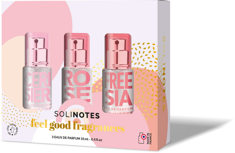 Solinotes - Minis Feel Good Discovery Set 0.5oz - Cherry, Rose, Freesia