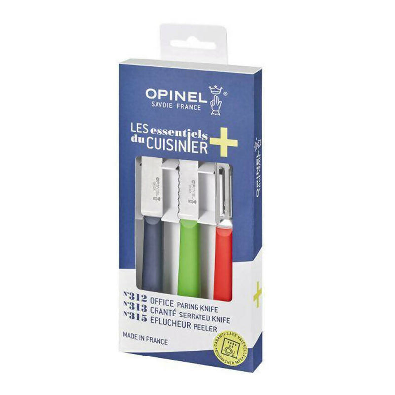Opinel - Essentials+ Small Kitchen Prep Knife Set