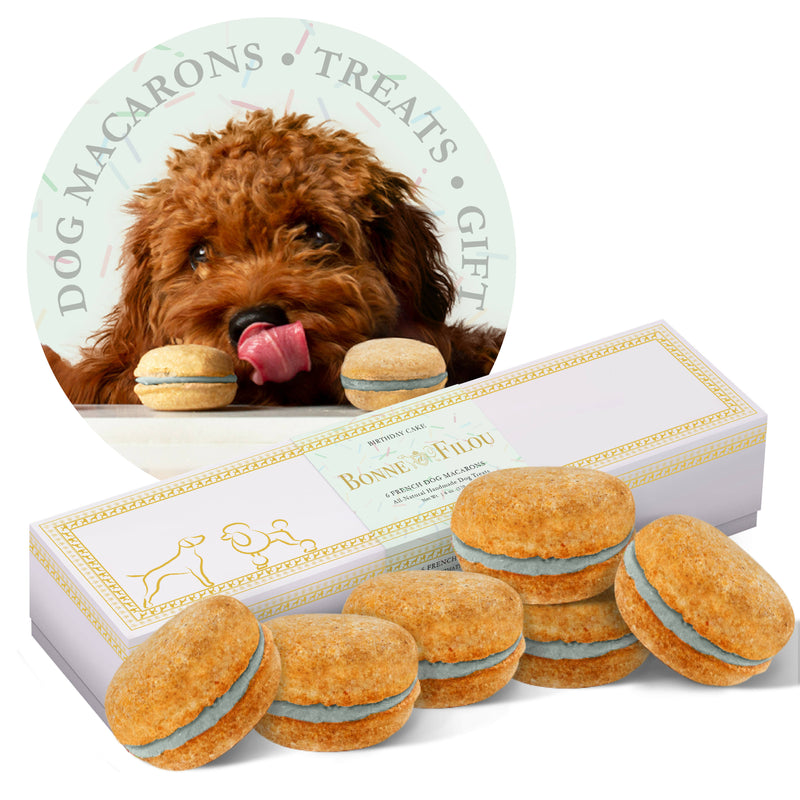 Dog Macarons - Box of 6 (Dog Treats | 