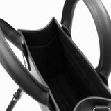 Kube - Black Leather Shoulder Handbag