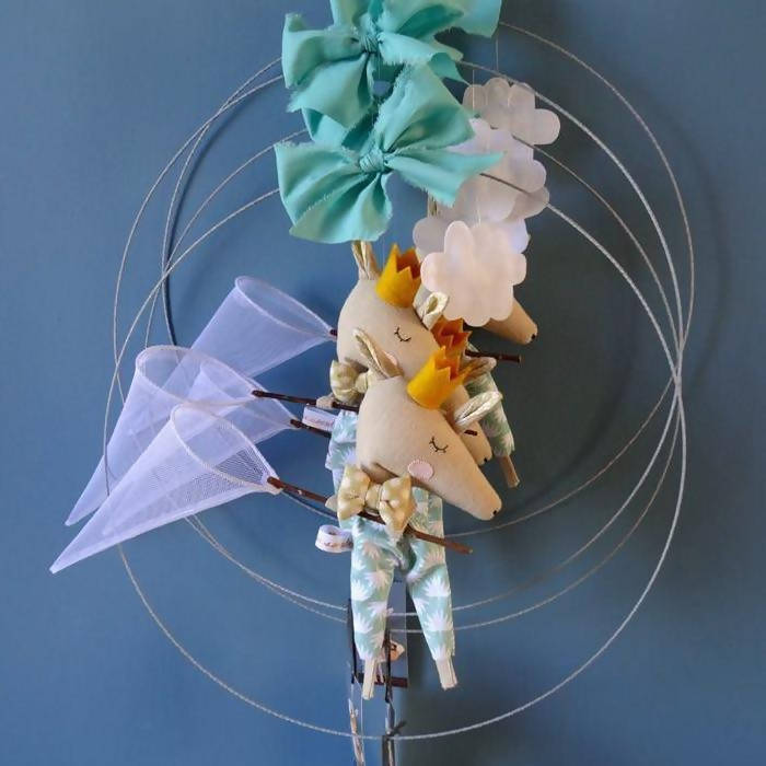 Baby Mobile - Rose Minuscule