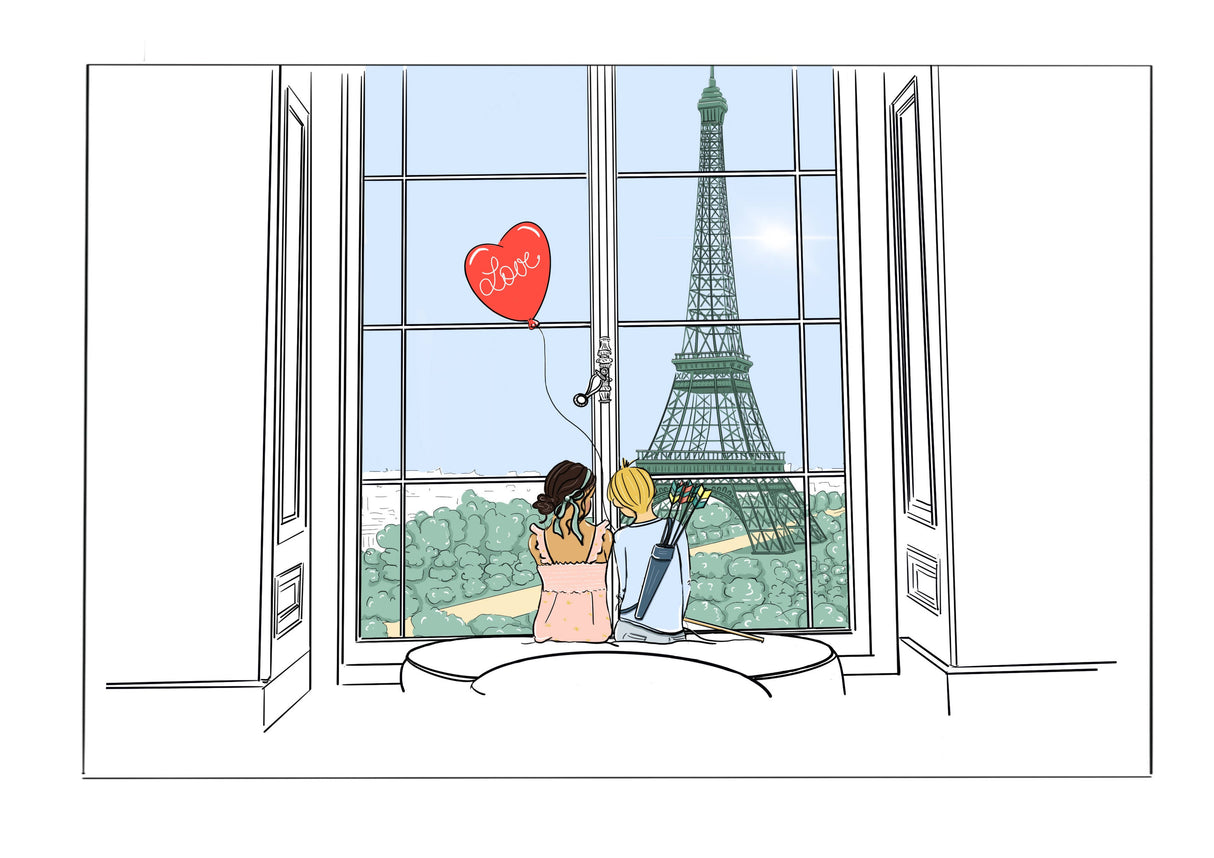 Love in Paris print