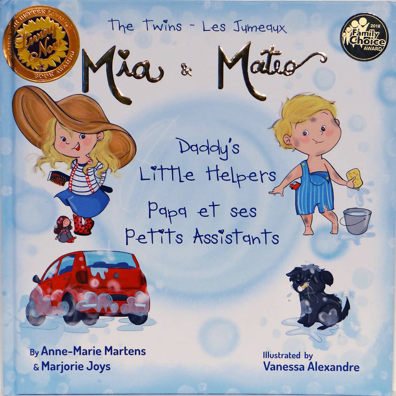 Book - FRENCH/ENGLISH - The Twins Mia & Mateo: Daddy&