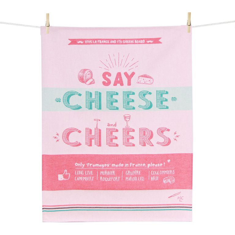 Kitchen Towel – Cheese and Cheers
