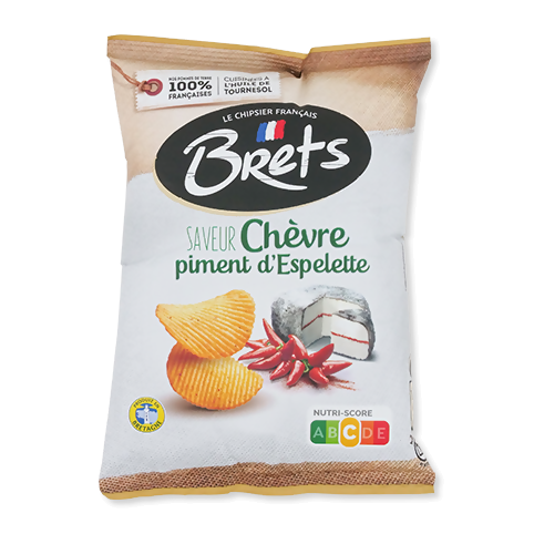  Brets Chips Chevre & Piment d'Espelette 125g