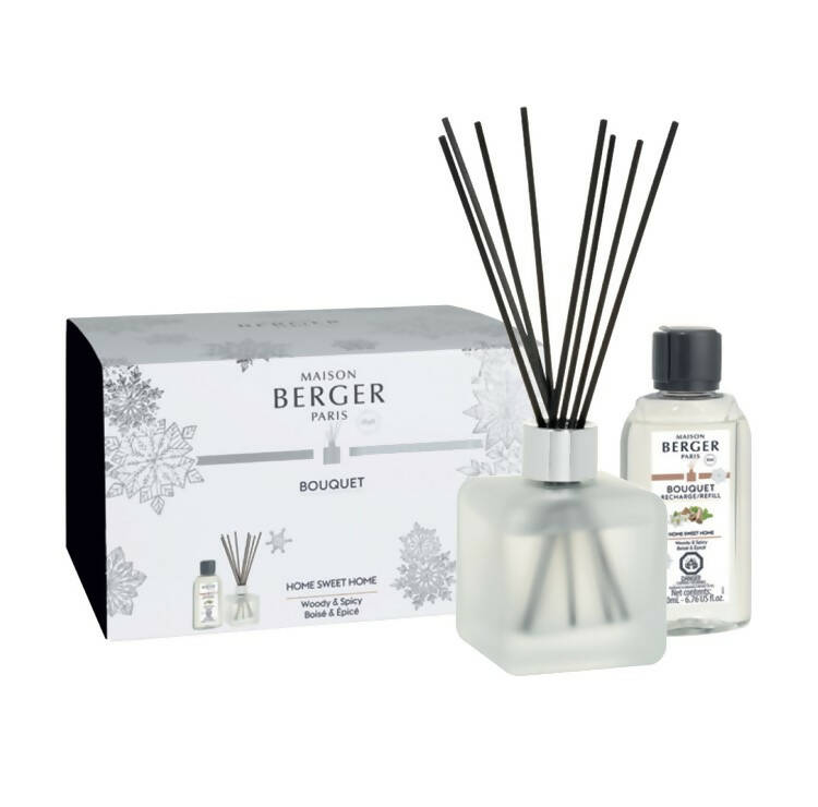 Holiday Cube Reed Diffuser Gift Set with Home Sweet Home