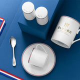 French Republic Gift Box - 2x Cups 2x Saucers 2x Moka Spoons