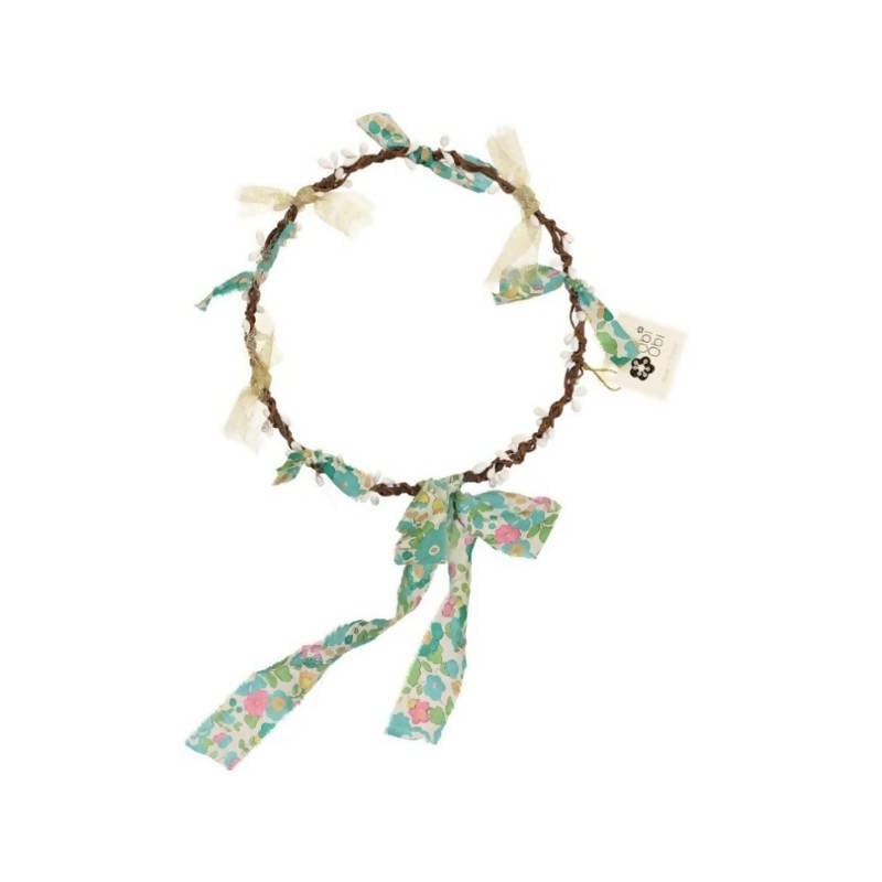 Crown Flower Liberty Green - Obi Obi