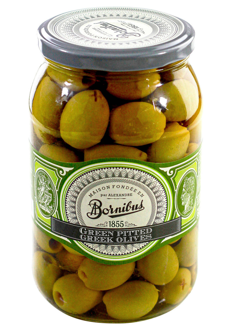 Bornibus Green Pitted Olives