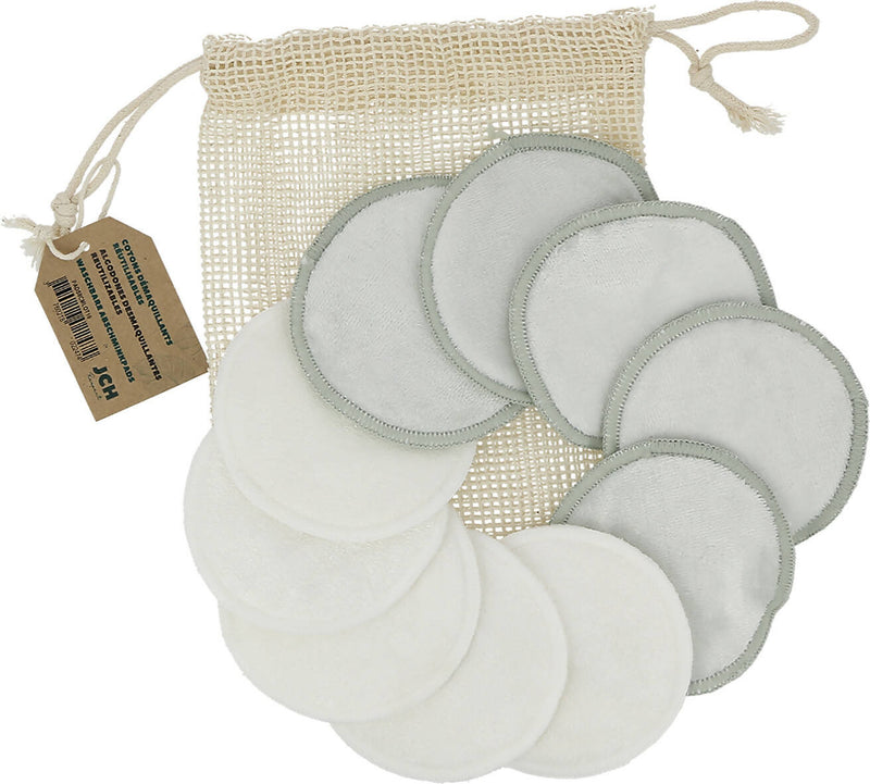 Set of 10 Reusable Cotton Pads