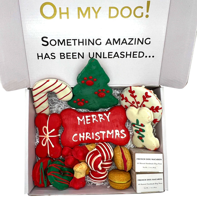 Holiday Dog Treats Box
