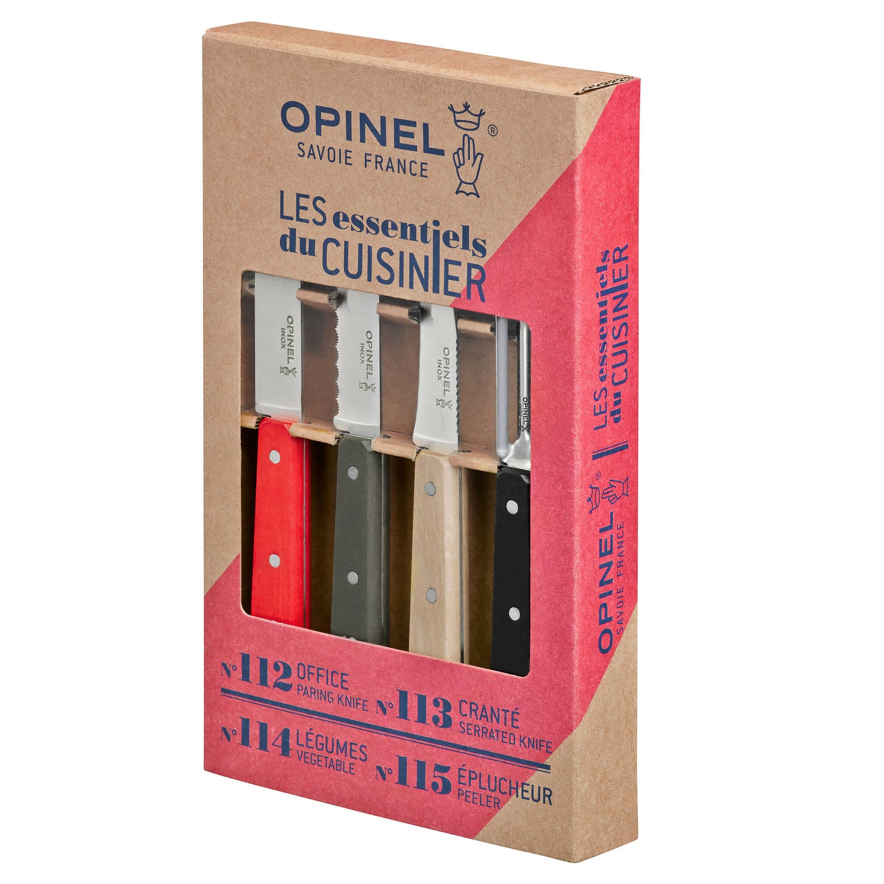 Opinel - Essentials+ Small Kitchen Prep Knife Set – French Wink