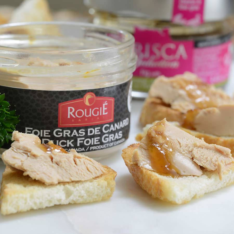 Duck Foie Gras Spread on Bread