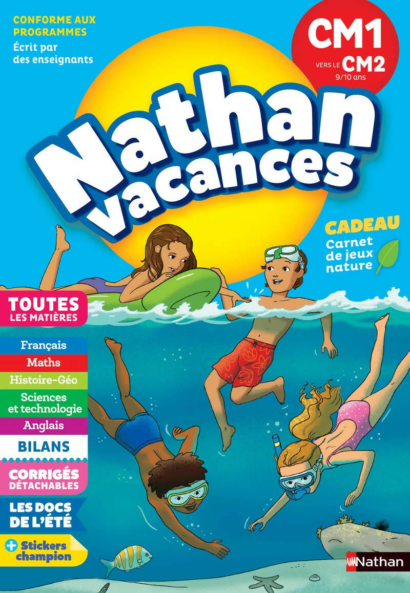Nathan - Cahier de Vacances - CM1 vers CM2 (9-10 ans)
