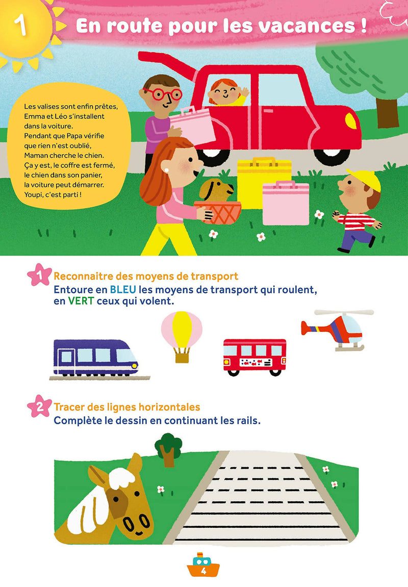 NATHAN – CAHIER DE VACANCES – MOYENNE SECTION VERS GRANDE SECTION (4-5 ANS)
