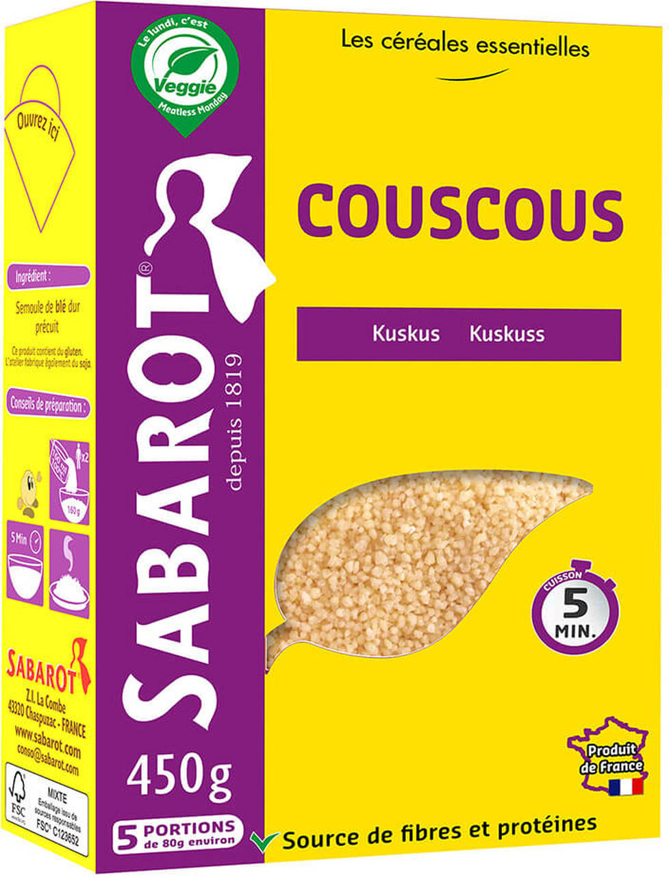 Couscous - Sabarot