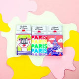 Le Chocolat des Francais 3 mini Chocolate Bar Milk/Black/ Milk with Almond