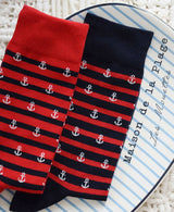Tiny anchors pattern - Gabin socks