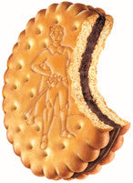 Cocoa Cream filling sandwiched in between two biscuits