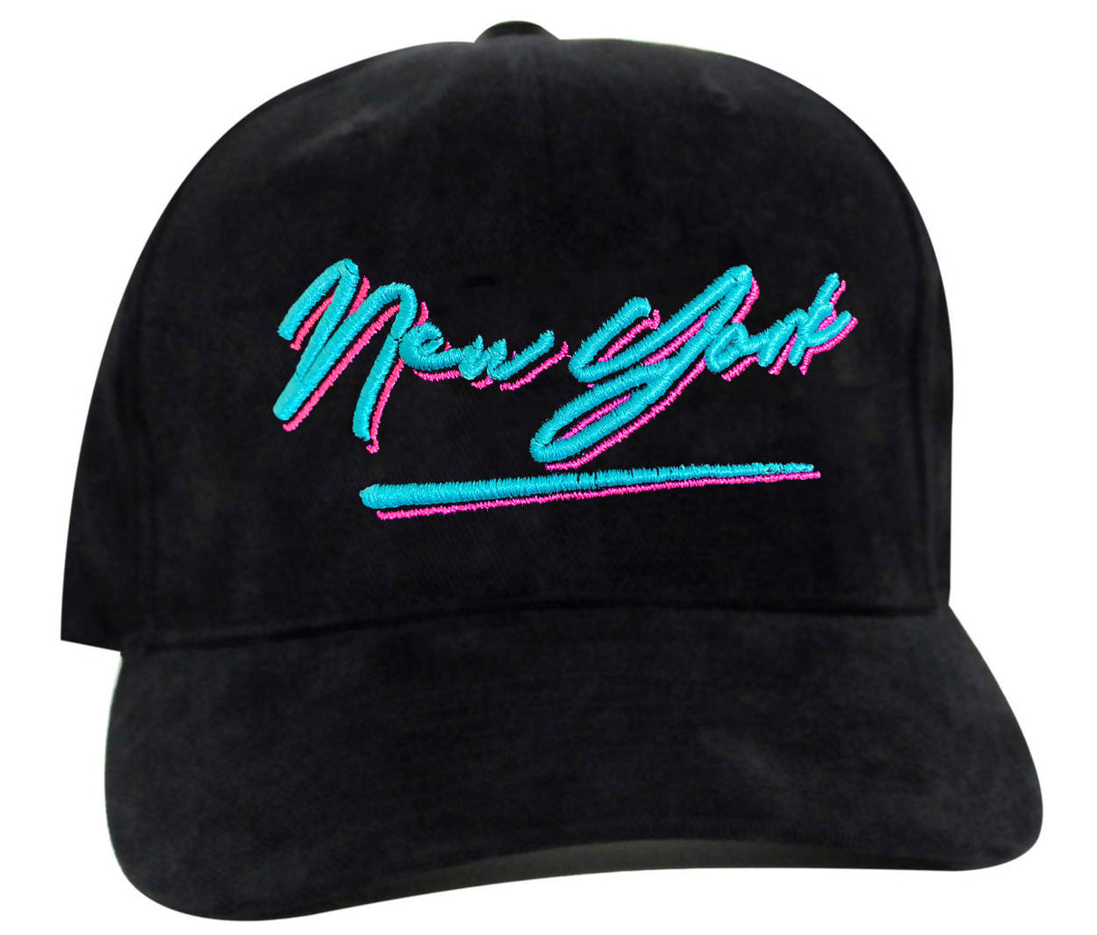 Curved or flat brim Hat - Retro New York