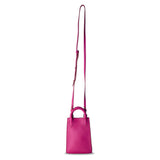Ernest - Mini FUSCHIA leather bag, phone holder