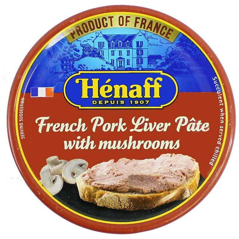 Henaff - French Pork Liver Pate with Mushrooms