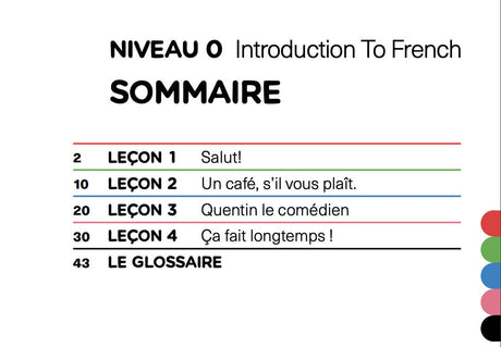 Level 0 - Introduction to French - Course Book