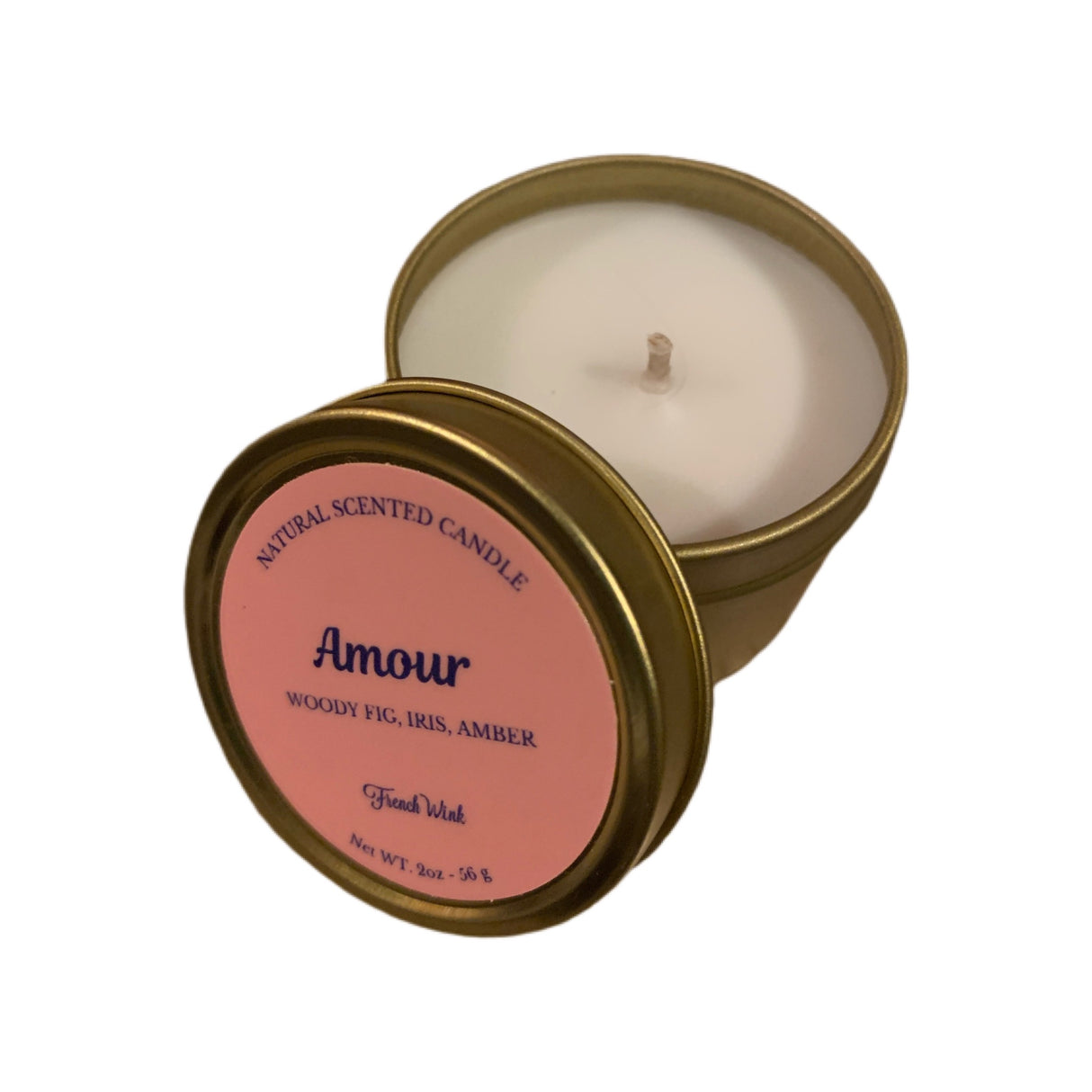 Mini French Wink Natural Candles - Amour